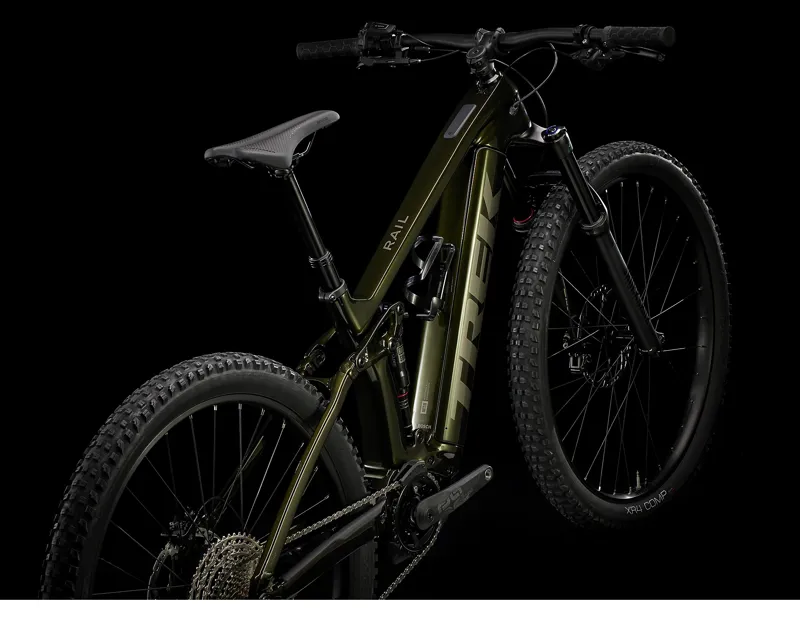 Trek Rail 9.5 Gen 4 Electric Mountain Bike in Black Olive-9